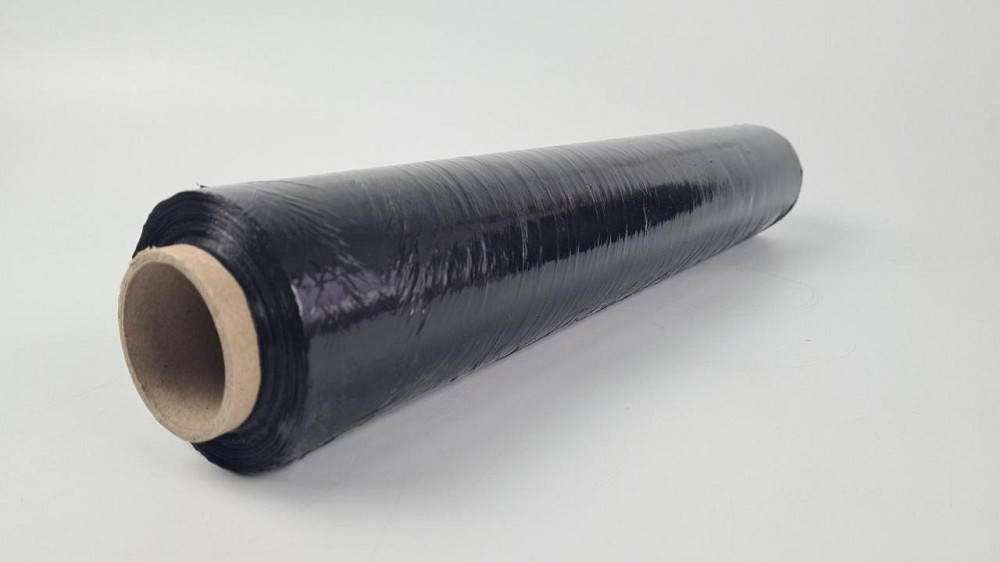 Палітра Стрейч-плівка ПЕ чорний /50 см (1,7 кг) 20 мкм/200м (1 рул) Харків - фото 1