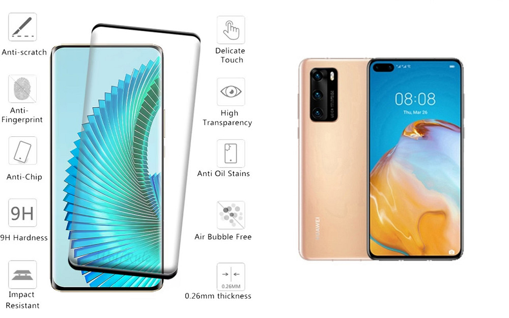 Защитное стекло HyperGlass Pro для Huawei P40 – максимальная чувствительность и защита Киев - изображение 2