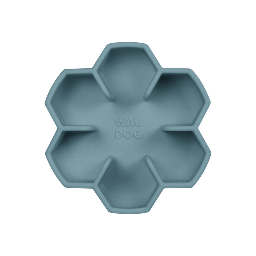 Миска для медленного питания WAUDOG Silicone, 450 мл, серый Киев - изображение 3