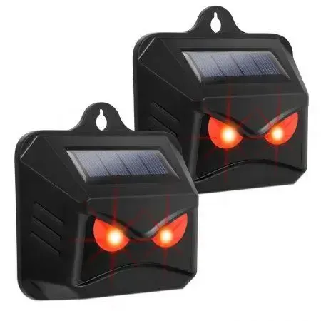 Отпугиватели животных "Ночная защита" BaseTech 2 штуки Solar Repeller With Flashing Коломия - фото 1