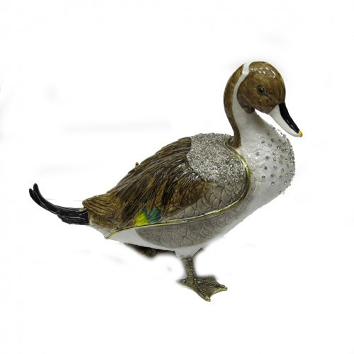 Скринька статуетка зі стразами Качка Київ - фото 1