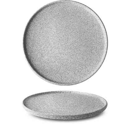 Тарілка G.Benedikt Granit без глазурування 26 см Світло-сірий (G1Q2126) Вінниця