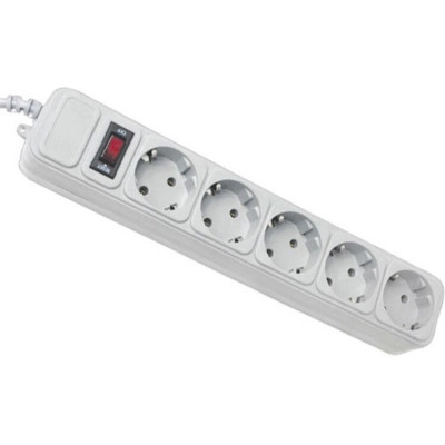 Мережевий фільтр живлення Maxxter SPM5-G-15G grey, 4.5 м кабель, 5 розеток (SPM5-G-15G) Вінниця - фото 6