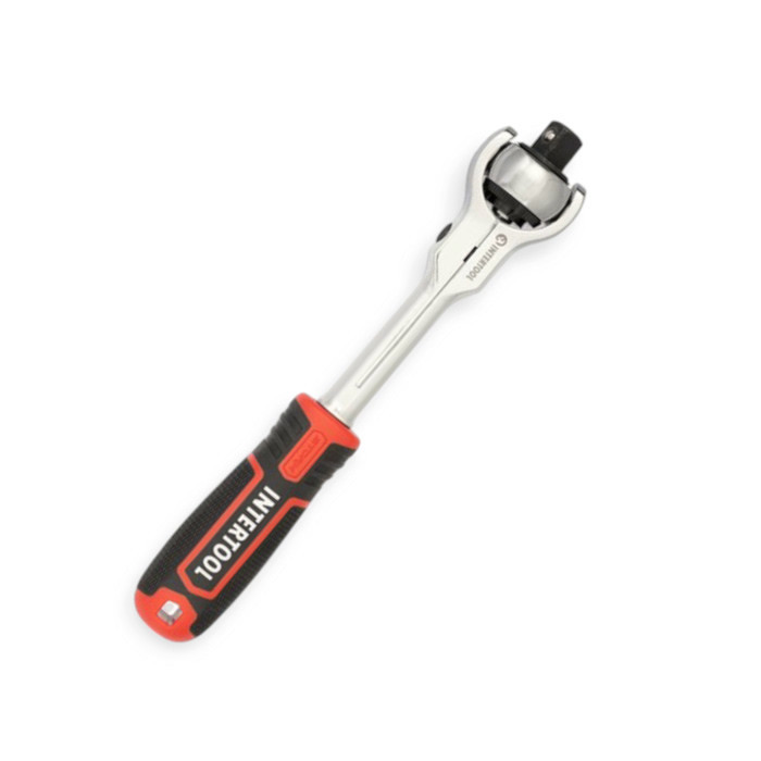 Тріска з квадратом 1/2" 72 зуба 250 мм CrV Storm шарнірна (360°) Мукачево - фото 2