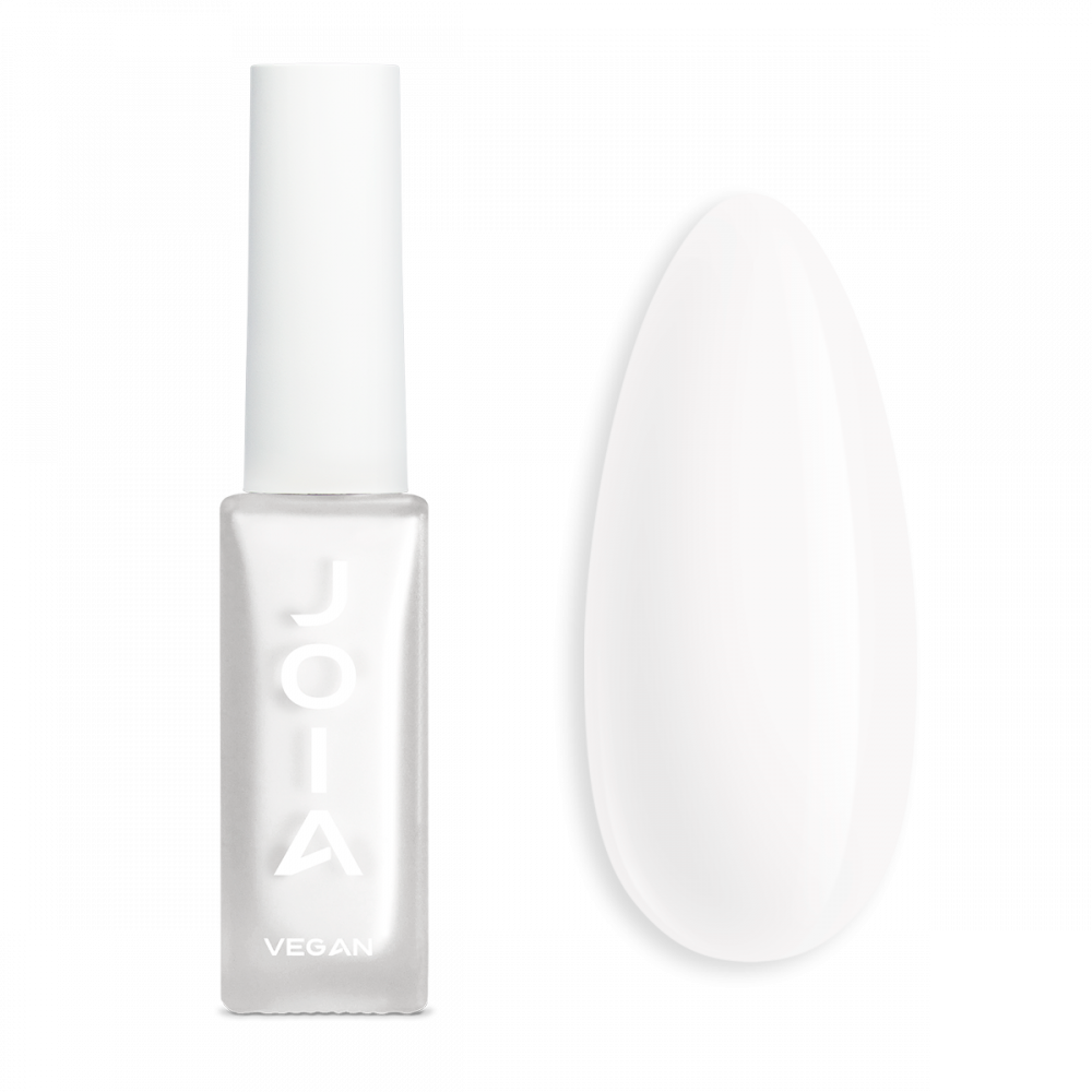 Лак для ногтей Nail care polish 4in1 01 Ideal white JOIA vegan 8 мл Киев - изображение 8
