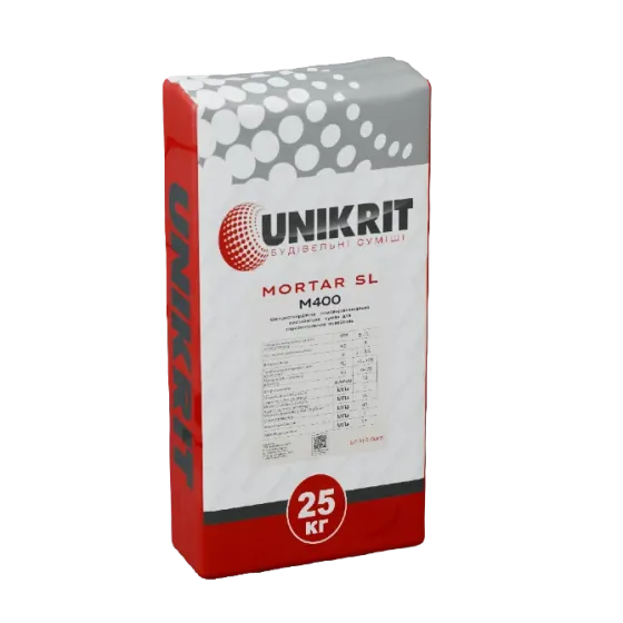 Несгорающий, быстросвержающий самовыравнивающийся высококачественный напольный раствор Unikrit Mortar SL Харьков
