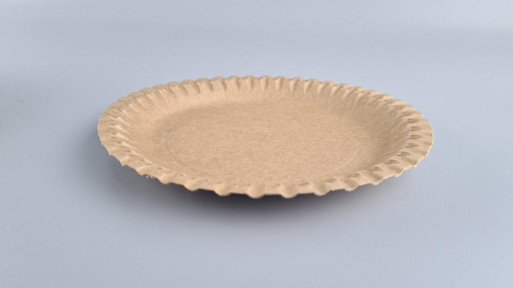 Одноразовые тарелки бумажные  КРАФТ  диаметр 170мм (100 шт) Харьков - изображение 3