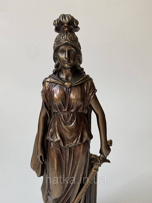 Статуэтка Veronese Мужество Девушка с мечем 28 см  полистоун с бронзовым покрытием 76466A4 Киев - изображение 4