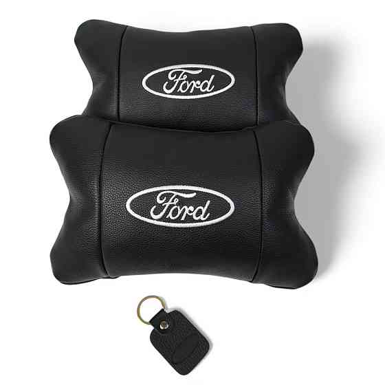 Декоративные подушки с логотипом Ford, Подушка для поддержки головы в машине, Авто подушки в машину PL-59 Львов