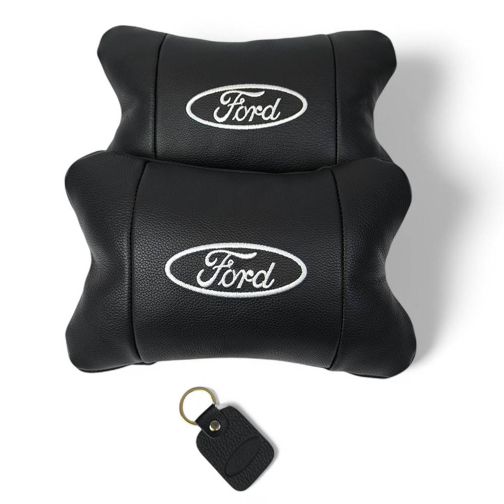 Декоративные подушки с логотипом Ford, Подушка для поддержки головы в машине, Авто подушки в машину PL-59 Львов - изображение 3