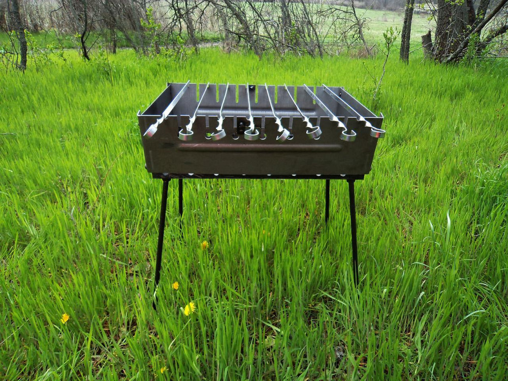 Мангал-чемодан 8 шампурів Харків - фото 3