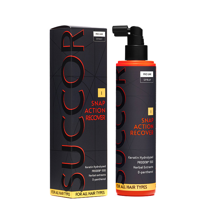 Восстанавливающий спрей для волос мгновенного действия Snap Action Recover Spray Succor 250 мл Винница - изображение 2