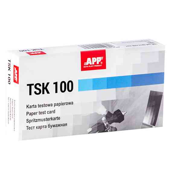 Тест-карты бумажные, (цена за уп.-100шт), APP, 250601 Винница