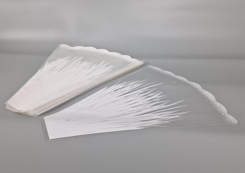 Упаковка конус під квіти h50/ 9низ/45верх"Каме" білий 161 (4) (100 шт) Харків - фото 1