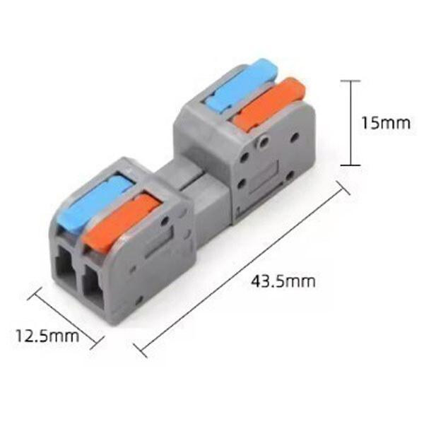 Конектор швидкого монтажу двосторонній (2 полюси 32А 0.2-4.0мм2) Харків - фото 1