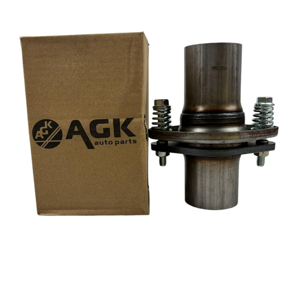 Фланець збору d63,5 мм демферний (фланці, прокладка, кріплення) нержавіюча сталь 409L AGK в Мукачево - фото 3