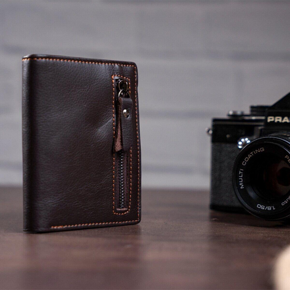 Гаманець чоловічий Vintage 14687 Коричневий Київ - фото 9