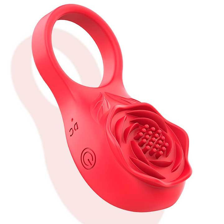 Смарт віброкольцо на пінис Love Spouse "Троянда" Вінниця - фото 7