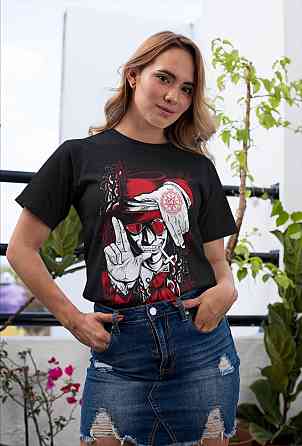 Футболка для хлопчика з аніме принтом Ултімате Вампіре Нев Аніме оверсайз (зріст від 165 до 180) Чорний AnimeJ0499m Дніпро