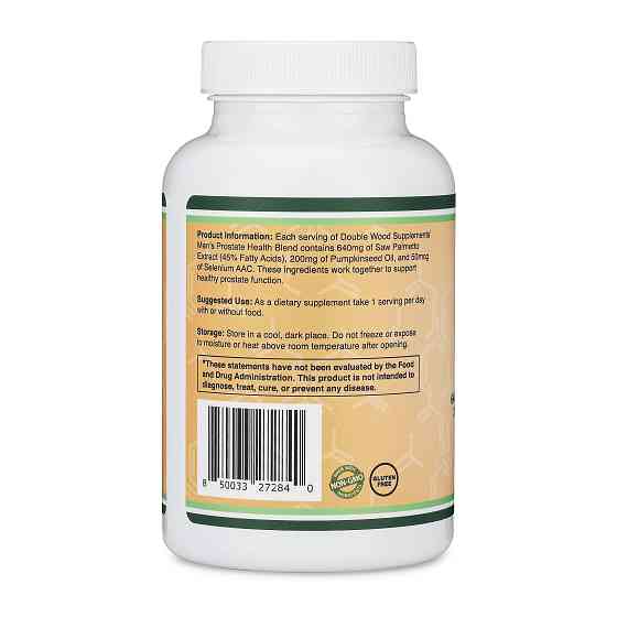 Підтримка здоров'я простати Double Wood Supplements Prostate Support Supplement 120 caps Луцьк
