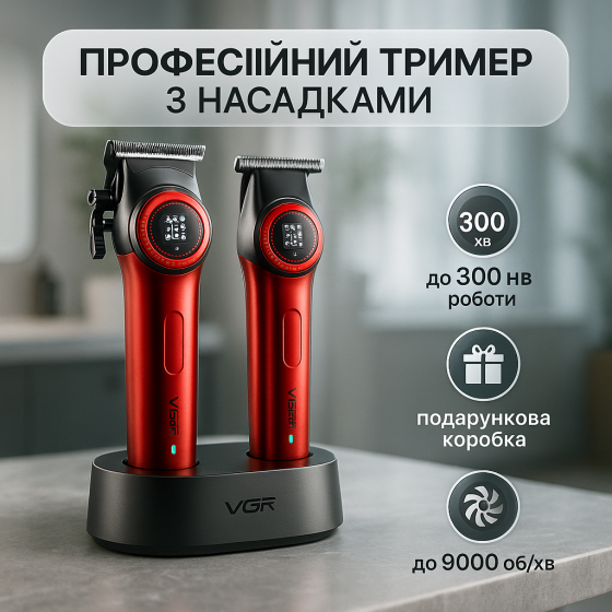 Беспроводные машинки для стрижки легкие, Набор триммер и машинка для стрижки Набор мужчин IL-67 Львов