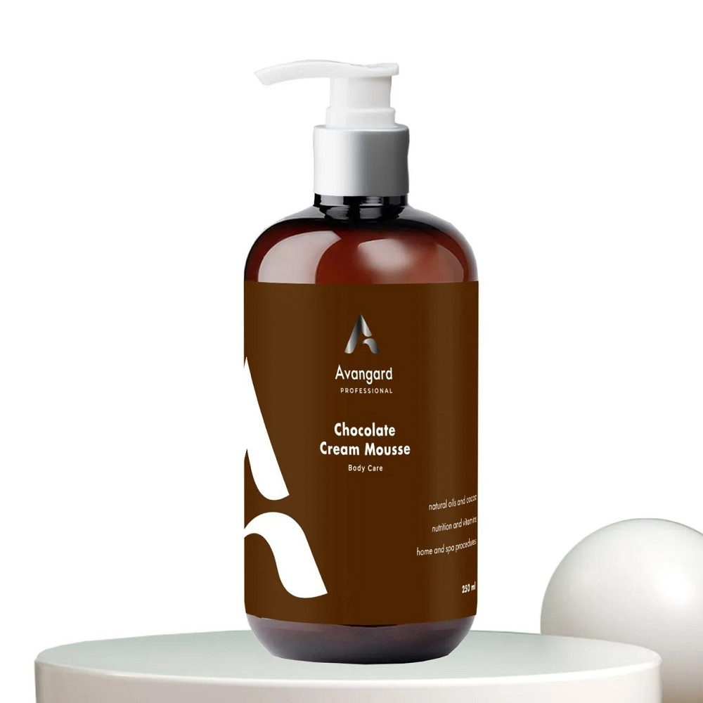 Шоколадный крем-мусс с экстрактом азиатской центеллы для домашних процедур обертывания A_Avangard Professional 250 мл Киев - изображение 1