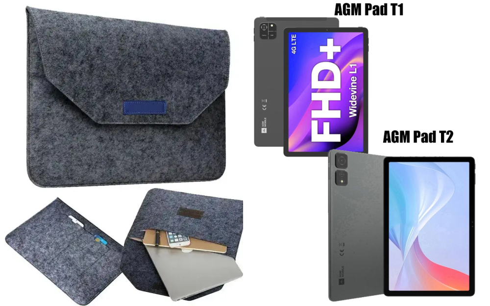 Сумка Wool из войлока для планшета Agm Pad T1, Agm Pad T2 Киев - изображение 1