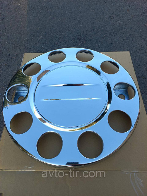 Колпак колеса универсальный 22,5 (нержавійка) Колпак колеса 22,5 Ковпак 22,5 Луцьк - фото 1