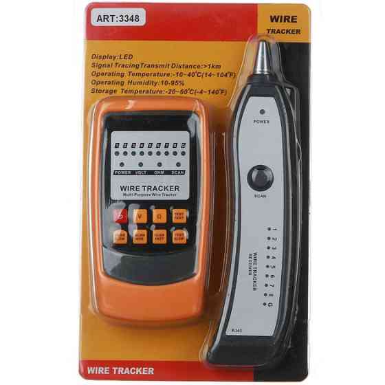 Кабельний LAN тестер трассоискатель Веnеtесh GМ 6О с разъемами RJ-11 и RJ-45 искатель проводов индикатор проводки WU-83 Киев