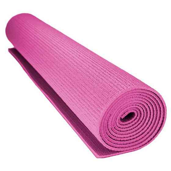 Килимок для йоги та фітнесу Power System PS-4014 PVC Fitness Yoga Mat Pink (173x61x0.6) Луцьк