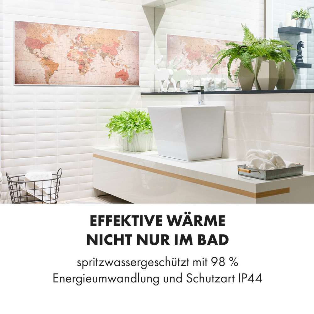 Умный инфракрасный обогреватель Wonderwall Air Art 120x60 см, 700 Вт, настенная установка, приложение, Ровно - изображение 6