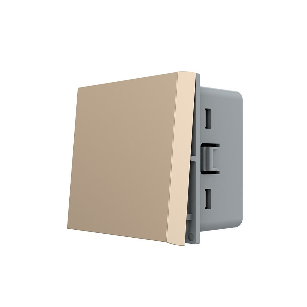 LIVOLO Кнопковий вимикач без фіксації (дзвінковий / імпульсний) LIVOLO, золотий, модуль без рам Коломия - фото 6