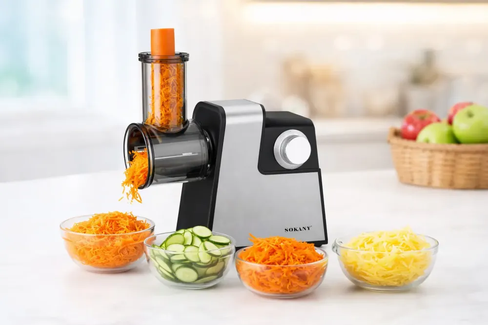 Мясорубка электрическая - овощерезка 5в1 SOKANY SK-06010 1000 Вт Коломия - фото 1