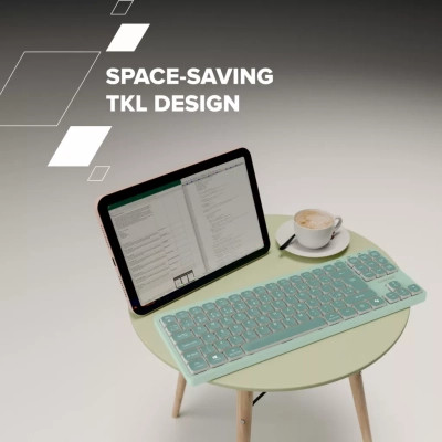 Клавіатура Canyon OnType 10 TKL Mechanical Silent Low-profile USB UA Green (CNS-HKB10GR) Вінниця - фото 4