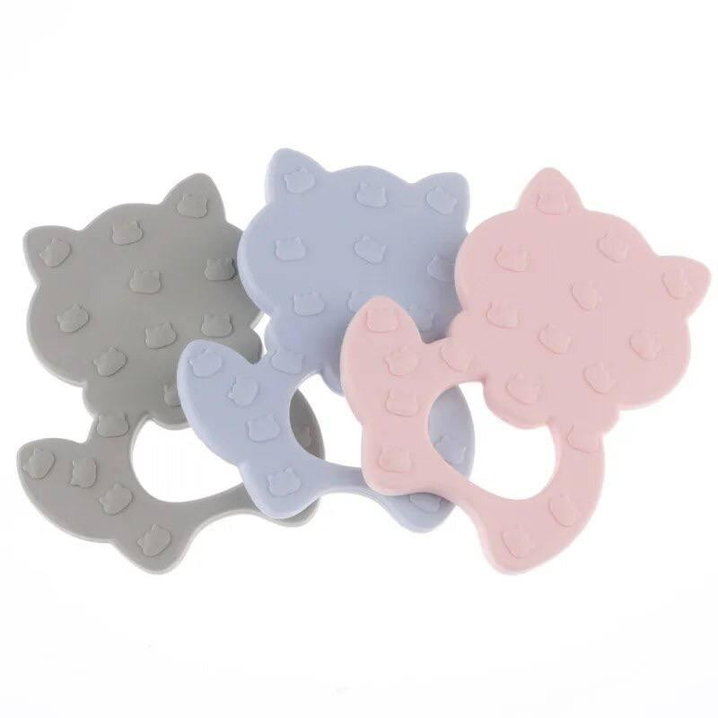 Силиконовый прорезыватель для зубов. Энот. Цвет розовый Киев - изображение 2