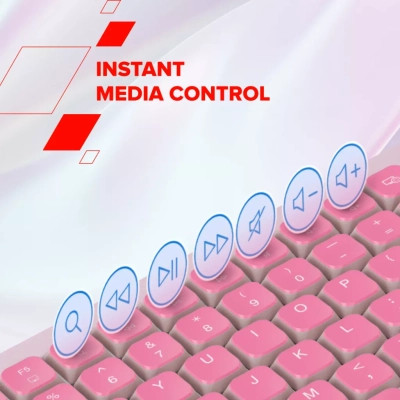 Клавіатура Canyon OnType 10 TKL Mechanical Silent Low-profile USB UA Pink (CNS-HKB10P) Вінниця - фото 4