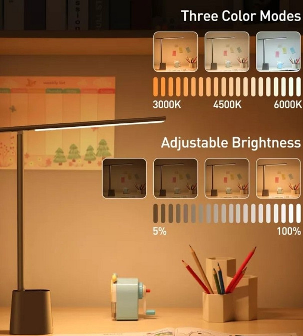 Настільна лампа Baseus Smart Eye Series Charging Folding Reading Desk Харків - фото 5