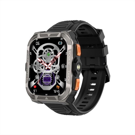Смартгодинник Blackview W80 Pro, GPS, Bluetooth-дзвінки, 1,91″, 900 мАг, IP68, 115+ спортрежимів, чорний Київ