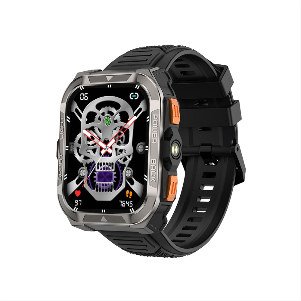 Смартгодинник Blackview W80 Pro, GPS, Bluetooth-дзвінки, 1,91″, 900 мАг, IP68, 115+ спортрежимів, чорний Київ - фото 2