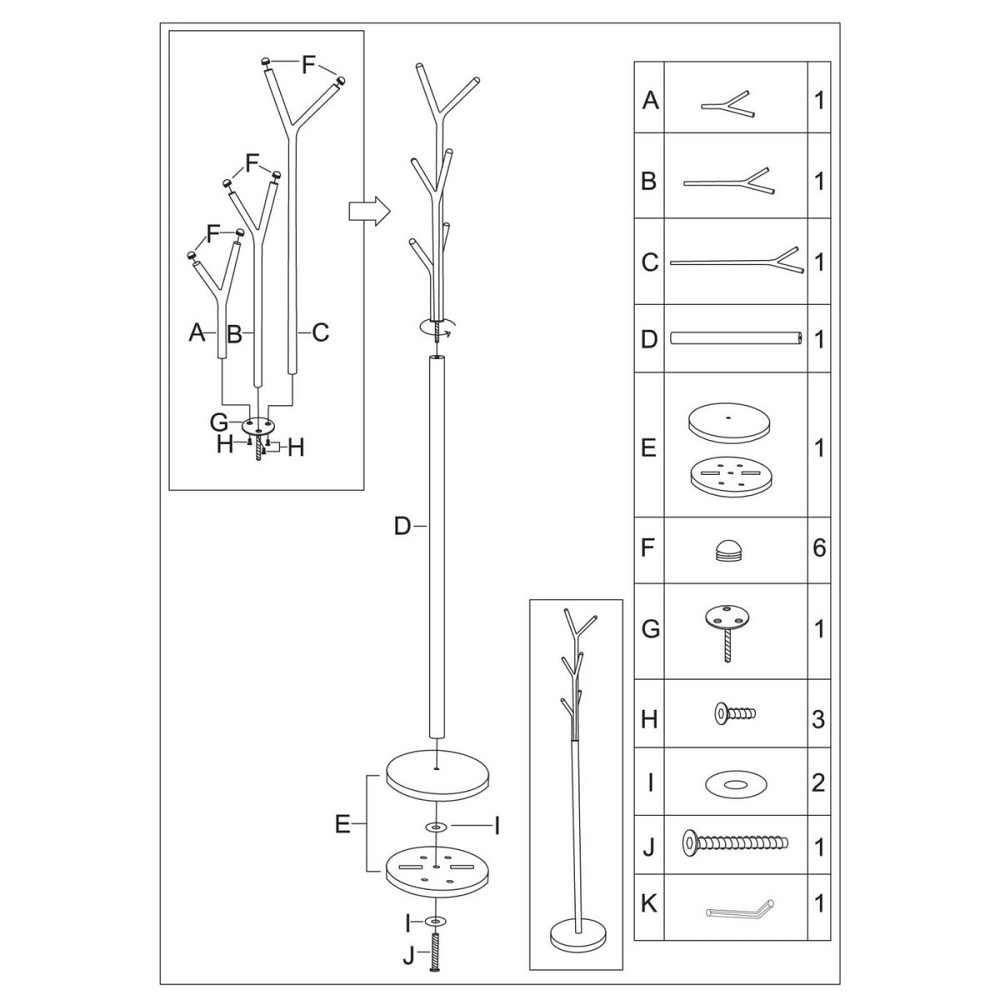 Вішак LETA білий/хром Киев - изображение 3