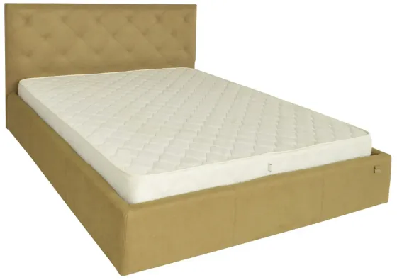 Кровать Bristol Comfort 140 х 190 см Fibril 17 С подъемным механизмом и нишей для белья Оливковый Киев