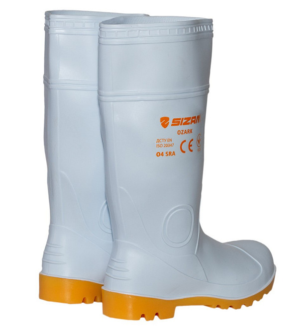 Сапоги резиновые защитные Sizam Baltimore Light White 46 Ровно - изображение 8