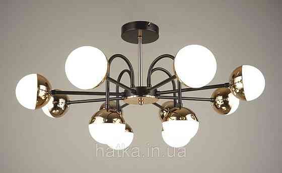 Люстра светодиодная акриловая Sirius B N4184/12 BK+FGD Киев