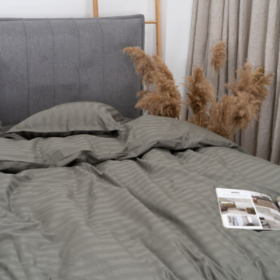 Постільна білизна Tiare 94 Сатин Страйп Кольоровий полуторний (94_Stripe_pl) Вінниця - фото 5