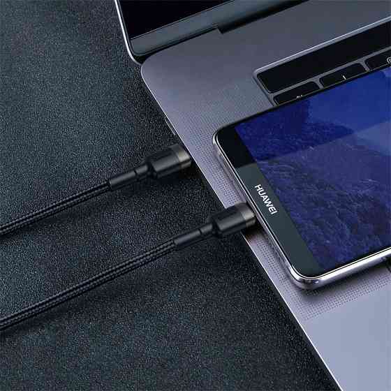 Кабель Baseus Cafule Type-C to Type-C PD 2.0 60W 1м червоний Львів