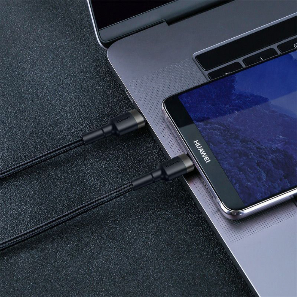 Кабель Baseus Cafule Type-C to Type-C PD 2.0 60W 1м червоний Львів - фото 3
