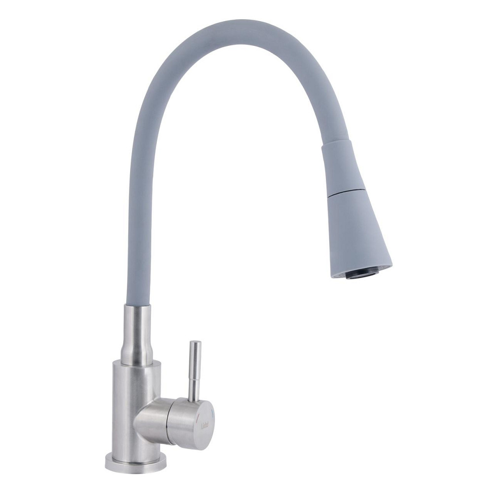 Змішувач для кухні Lidz Aria 015F31 з гнучким виливом (k35) LDARI015F31GNK31871 GNK Київ - фото 1