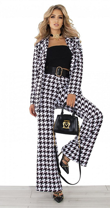 Класичний костюм картатий (42) Київ - фото 1