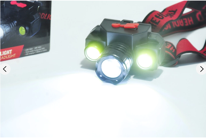 Налобний ліхтар X-Balog BL-1805 COB XPE 18650 usb charge 8016 Одеса - фото 4