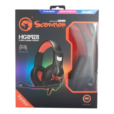 Наушники Marvo HG8928 Black-Red (HG8928) Винница - изображение 4